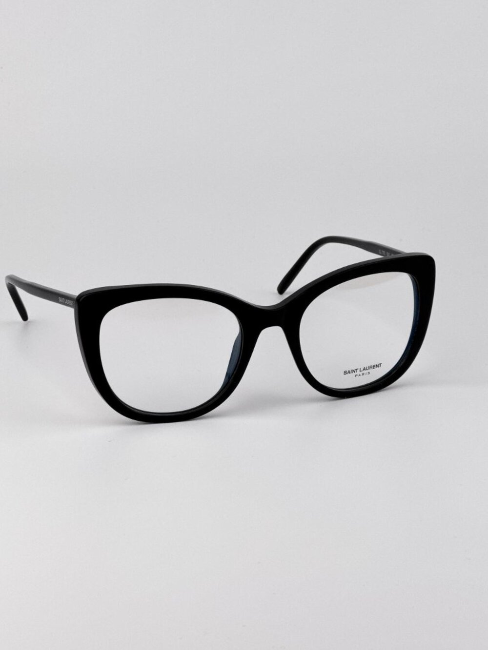 Saint Laurent SL778 001 Cat Eye Eyeglasses – Black | Women’s Designer Frames - Picture 4 of 10